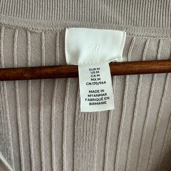 Rib Knit Collar Midi Dress - Picture 7 of 7